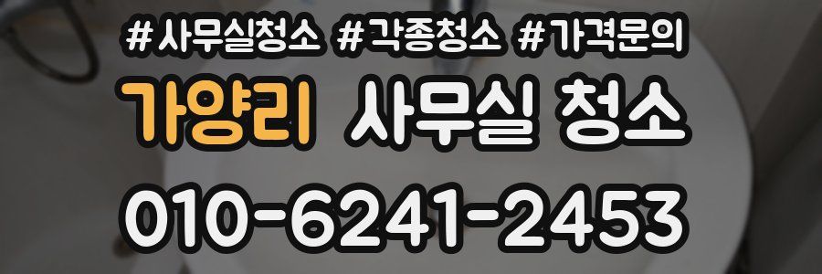 가양리 사무실 청소