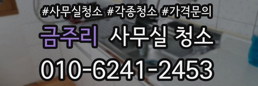 금주리 사무실 청소