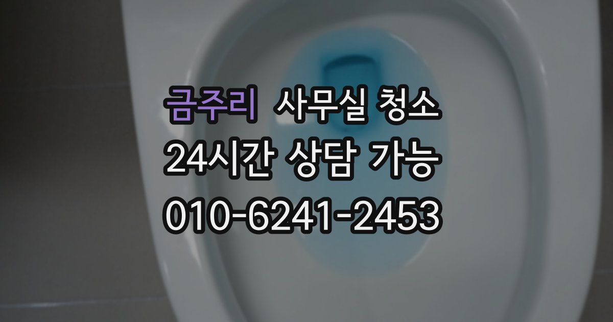 금주리 사무실 청소