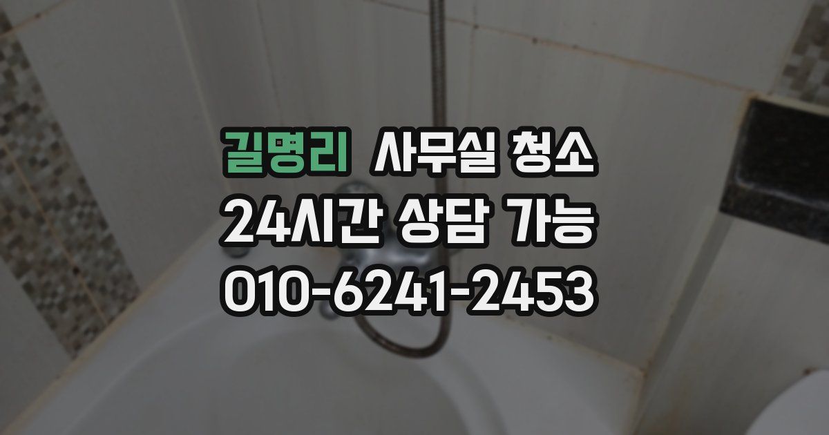 길명리 사무실 청소