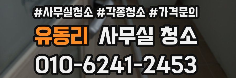 유동리 사무실 청소