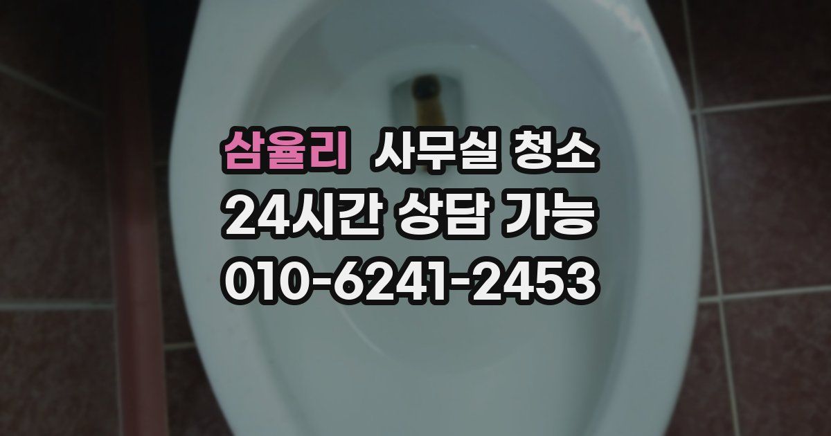 삼율리 사무실 청소
