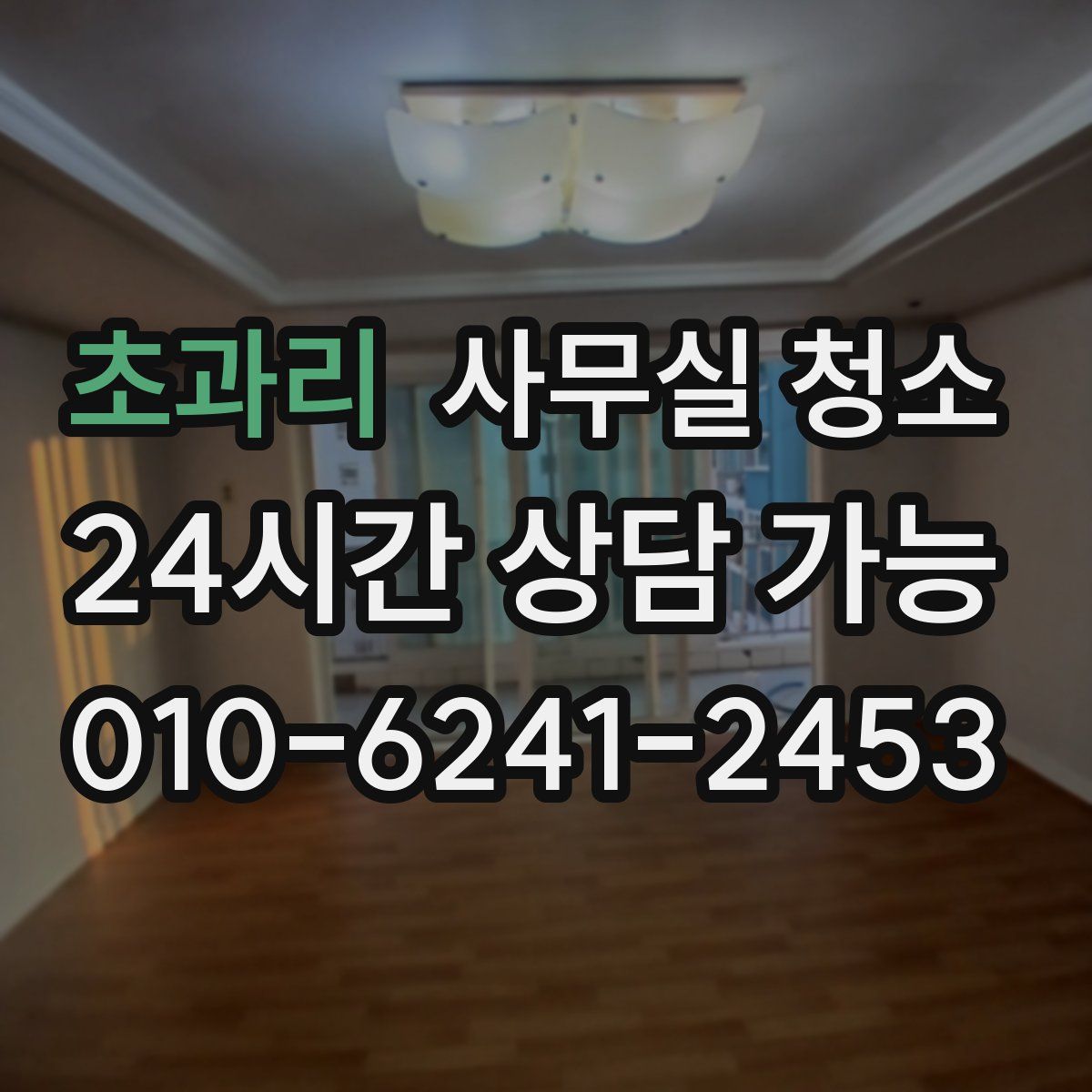 초과리 사무실 청소