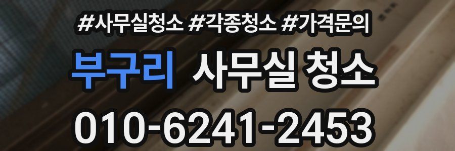 부구리 사무실 청소