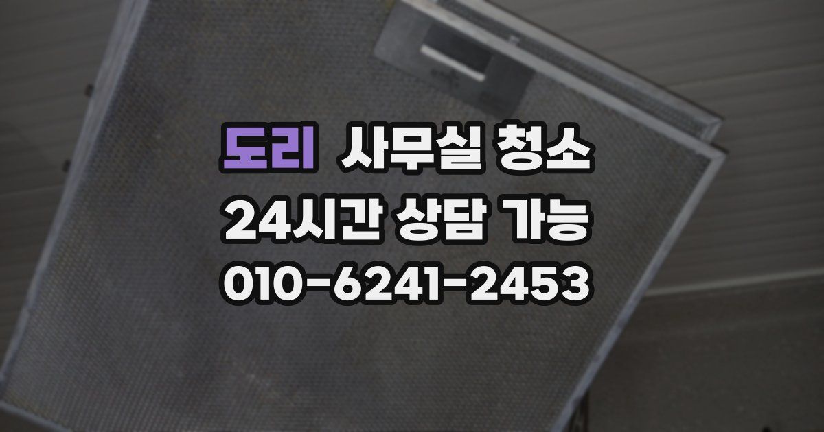 도리 사무실 청소