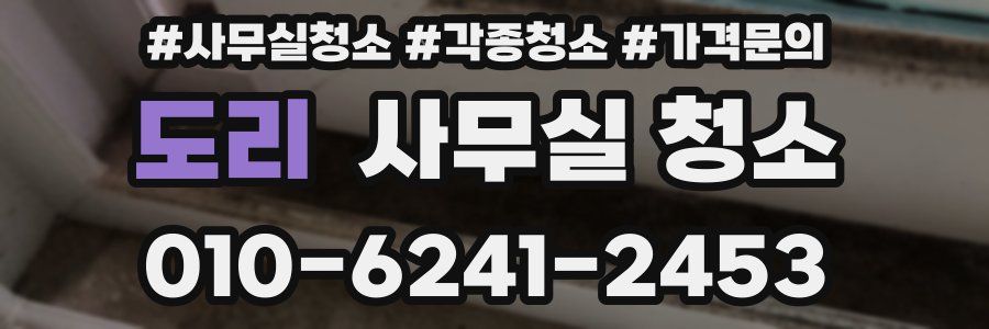 도리 사무실 청소