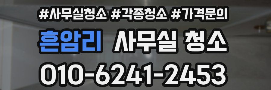 흔암리 사무실 청소