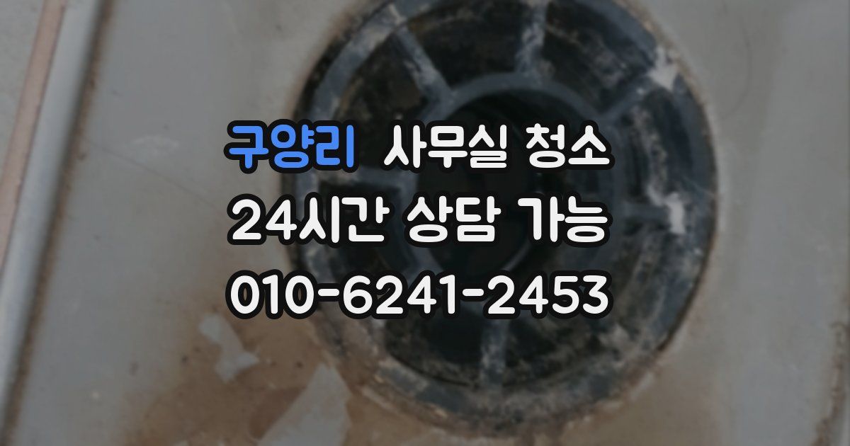 구양리 사무실 청소