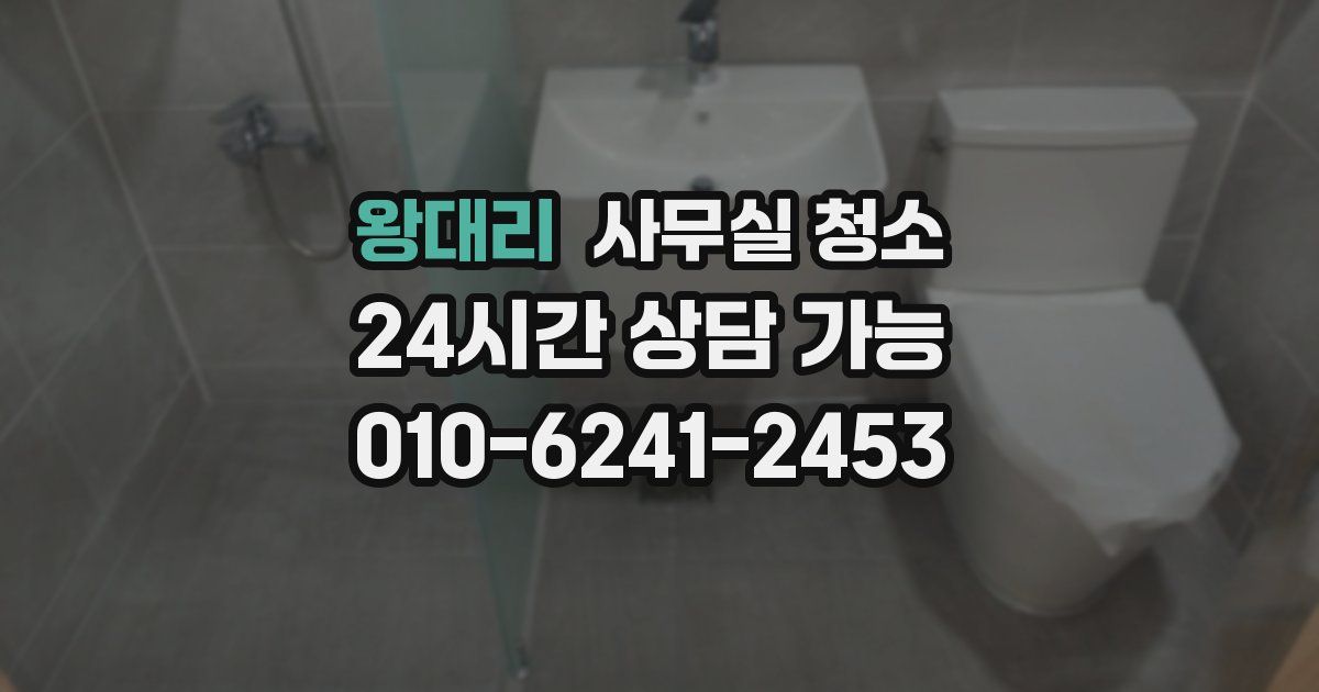왕대리 사무실 청소