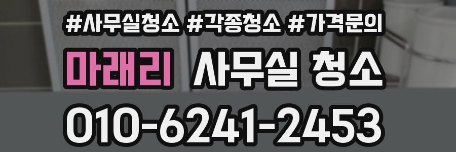 마래리 사무실 청소