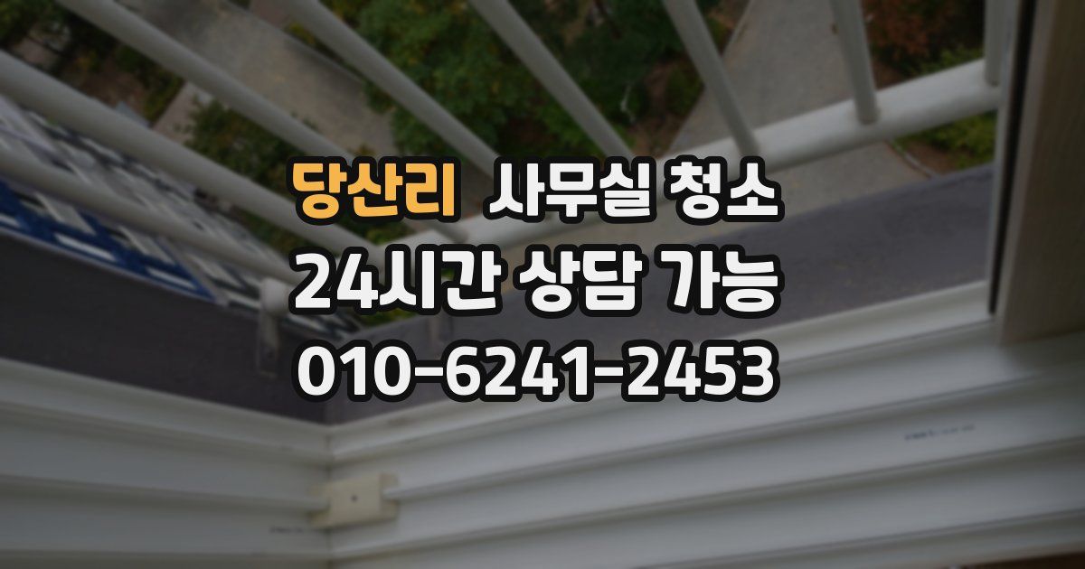당산리 사무실 청소