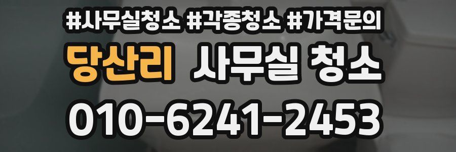 당산리 사무실 청소