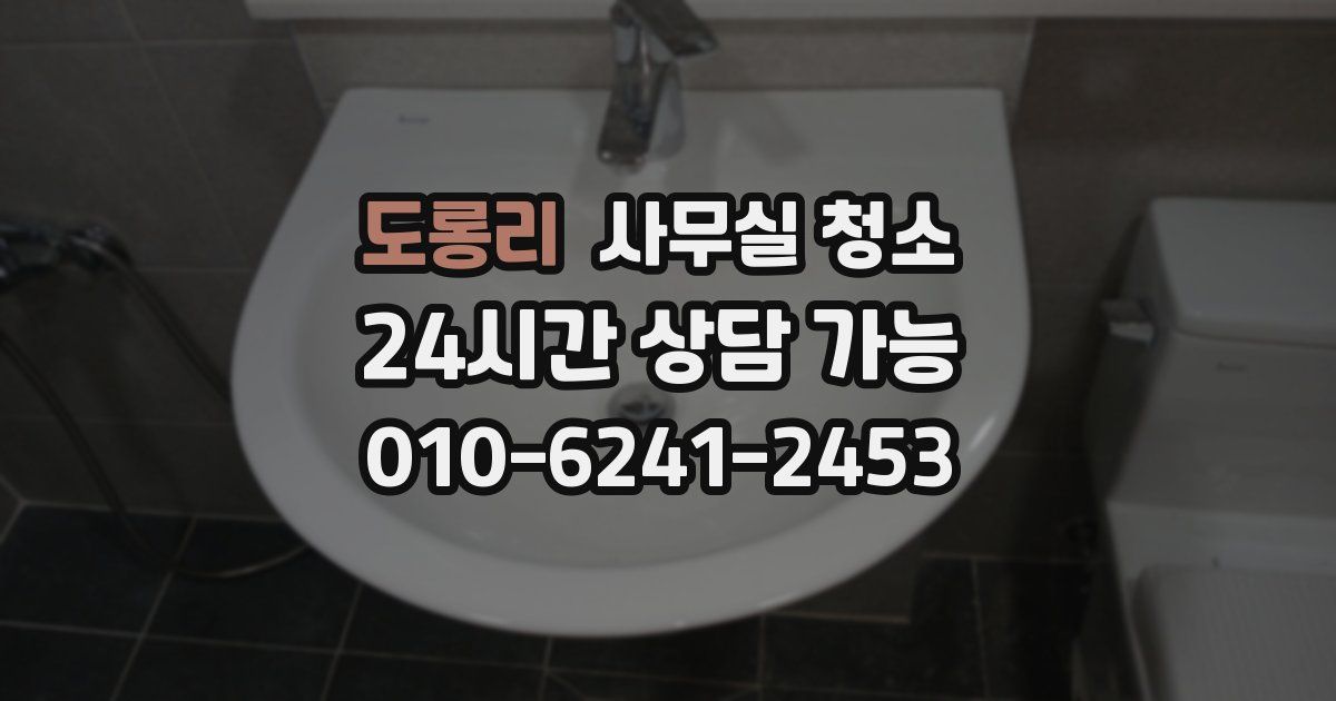 도롱리 사무실 청소