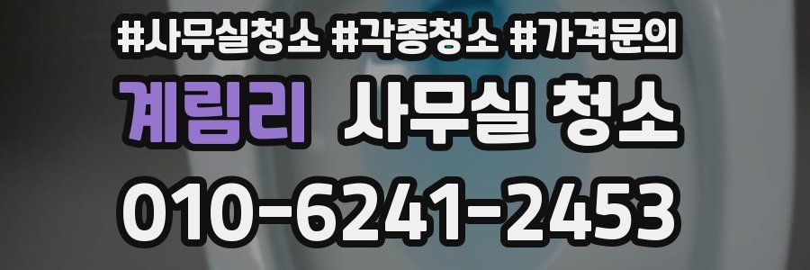 계림리 사무실 청소