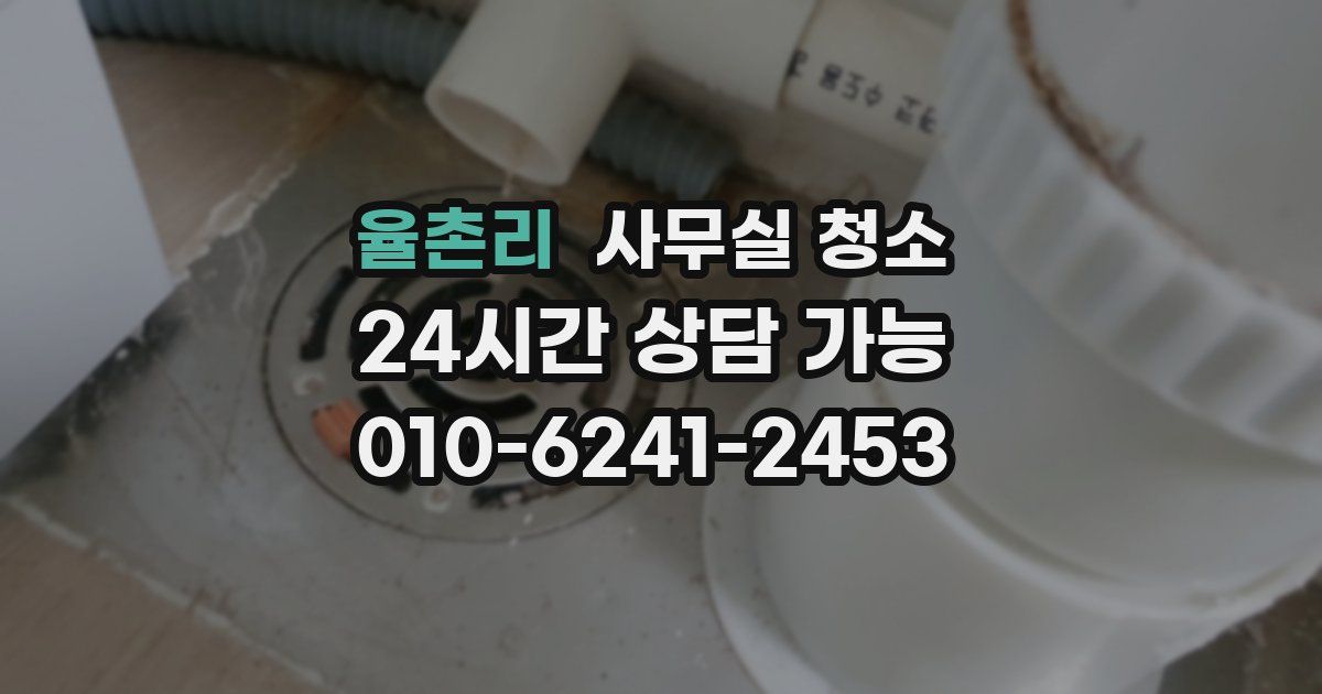 율촌리 사무실 청소