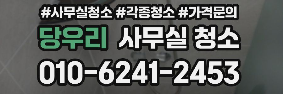 당우리 사무실 청소