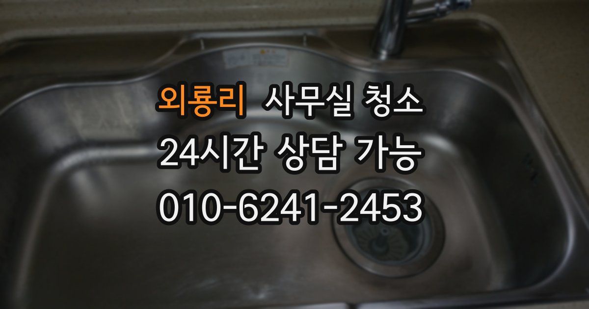 외룡리 사무실 청소