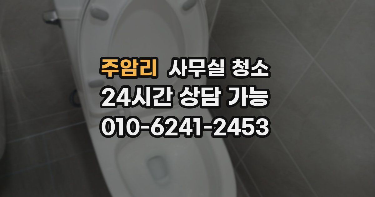 주암리 사무실 청소