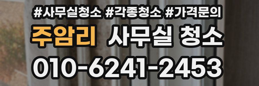 주암리 사무실 청소