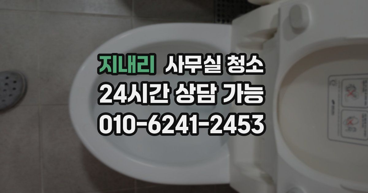 지내리 사무실 청소