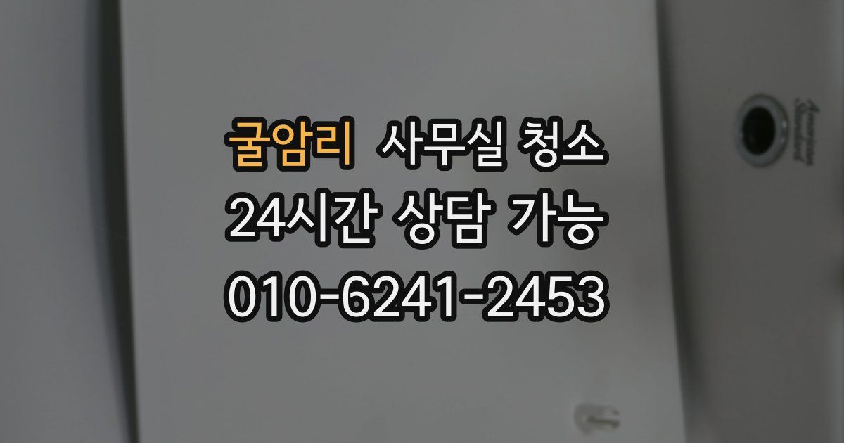 굴암리 사무실 청소