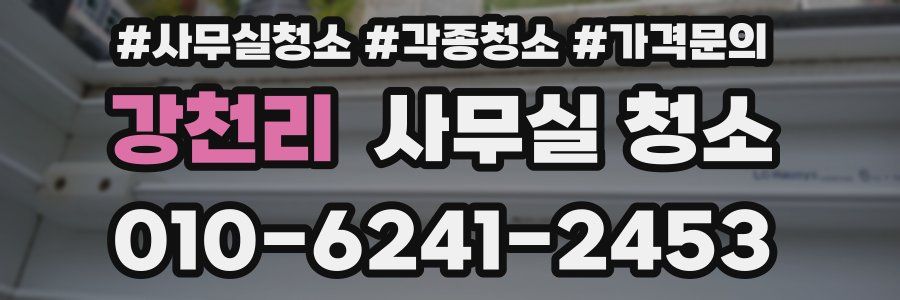 강천리 사무실 청소