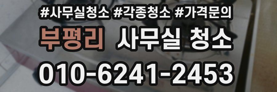 부평리 사무실 청소