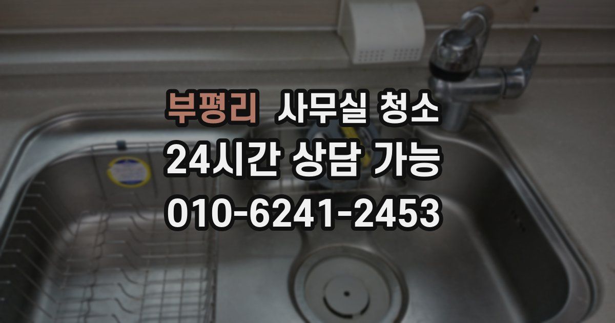 부평리 사무실 청소