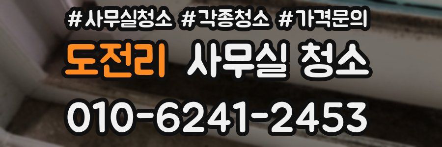 도전리 사무실 청소