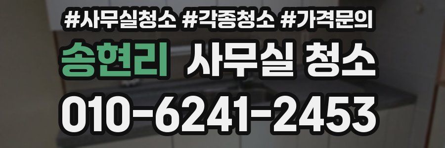 송현리 사무실 청소