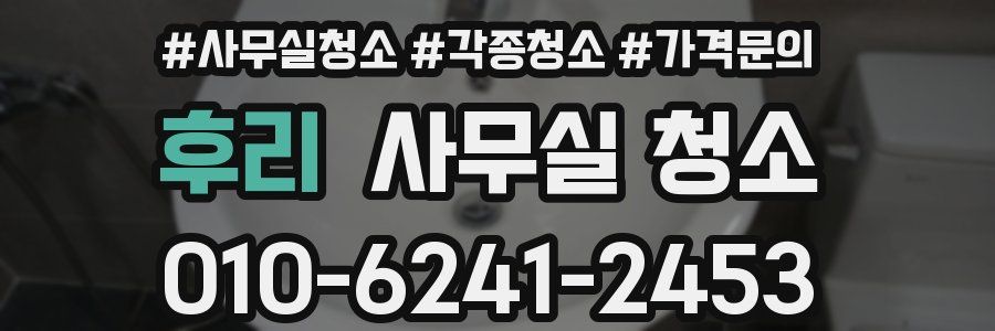 후리 사무실 청소