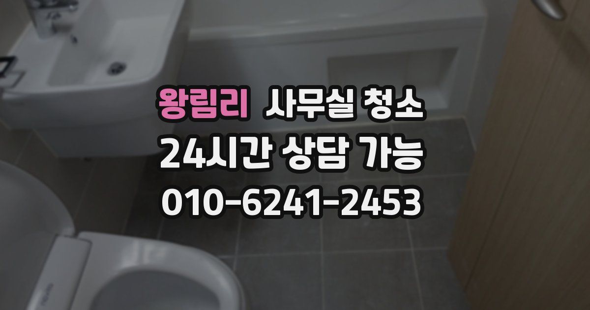 왕림리 사무실 청소