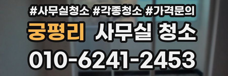 궁평리 사무실 청소