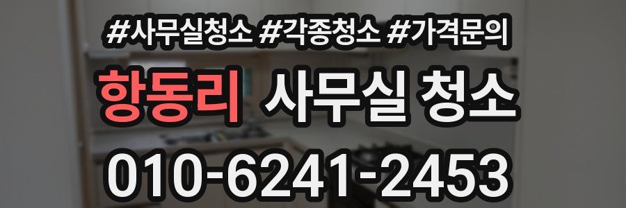 항동리 사무실 청소