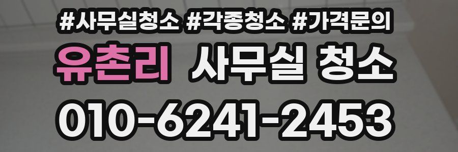 유촌리 사무실 청소