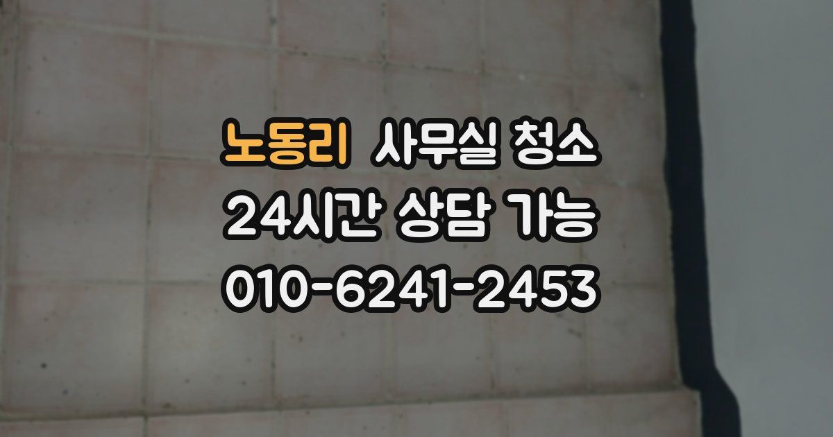 노동리 사무실 청소