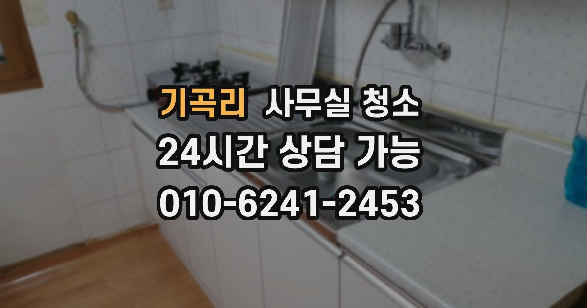 기곡리 사무실 청소