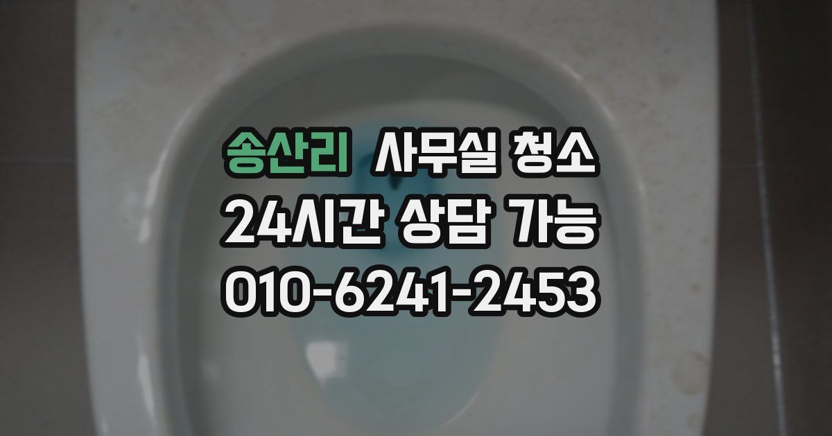 송산리 사무실 청소