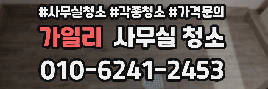 가일리 사무실 청소