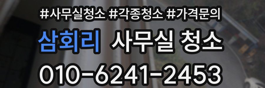 삼회리 사무실 청소