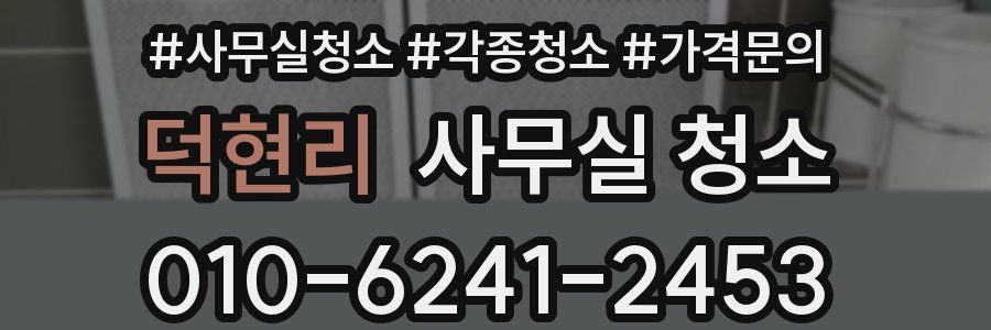 덕현리 사무실 청소