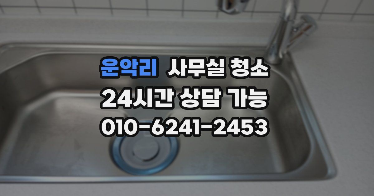 운악리 사무실 청소