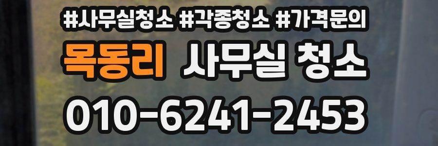 목동리 사무실 청소