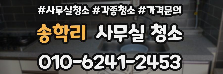 송학리 사무실 청소