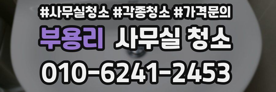 부용리 사무실 청소