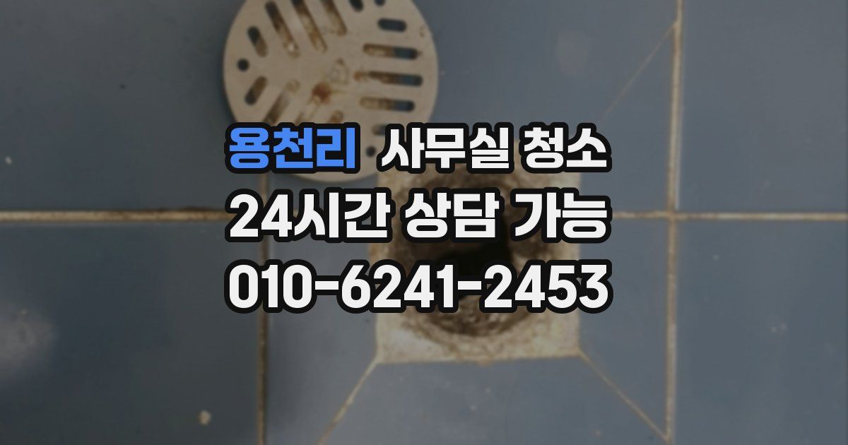 용천리 사무실 청소