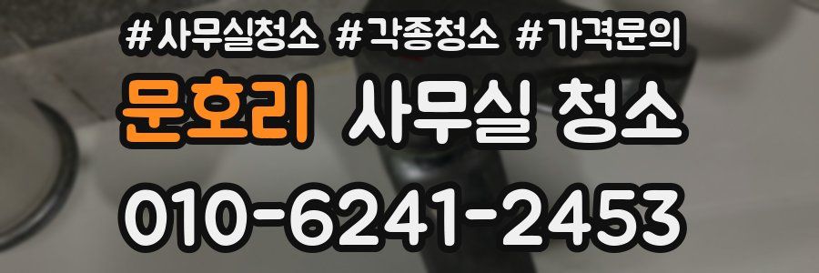 문호리 사무실 청소