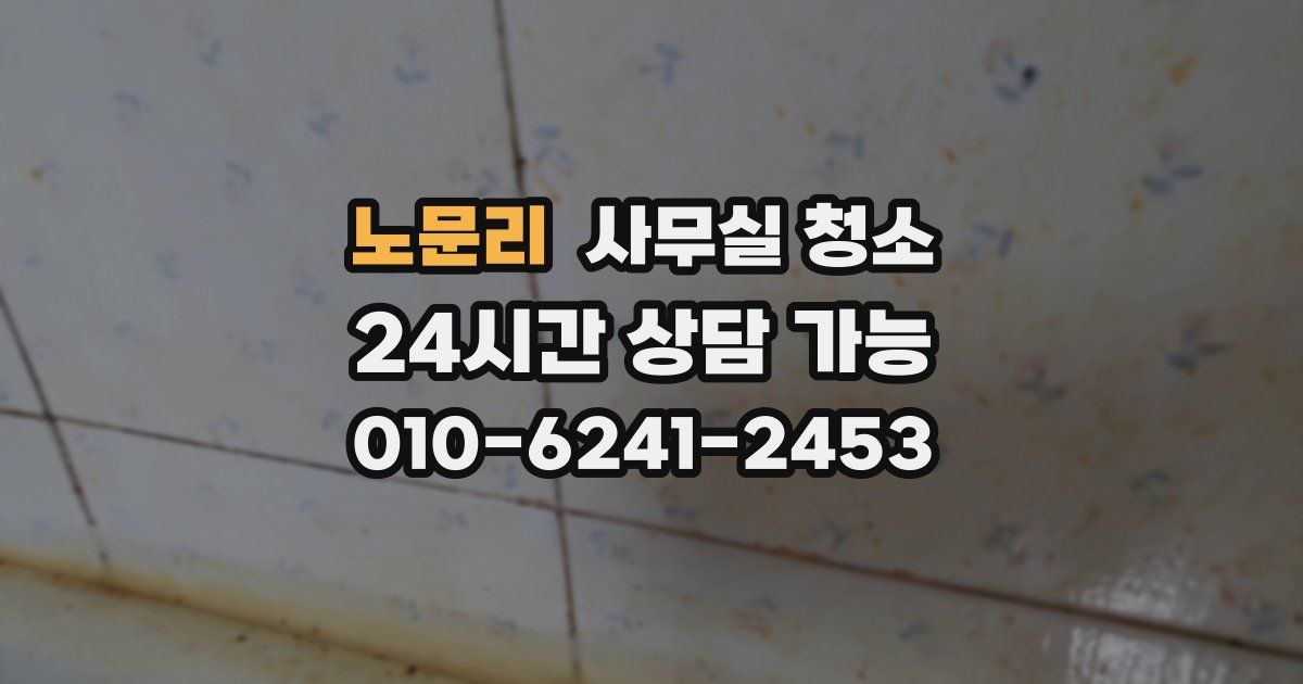 노문리 사무실 청소
