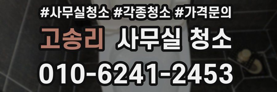 고송리 사무실 청소
