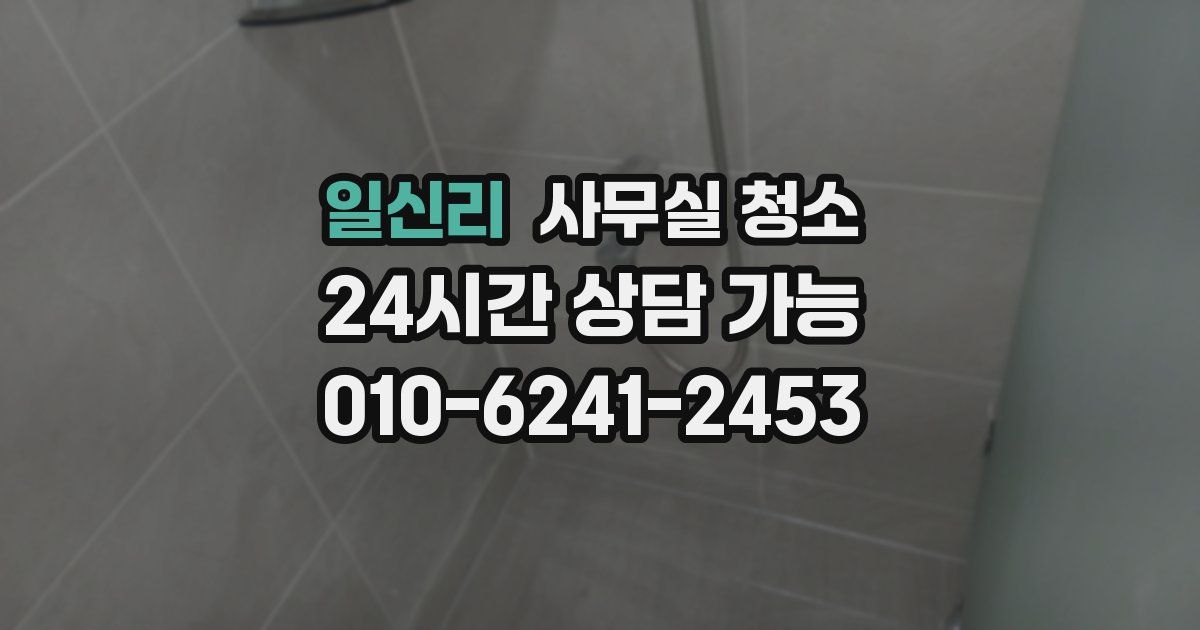 일신리 사무실 청소